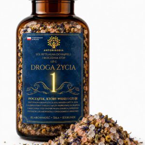 Sól rytualna do kąpieli i moczenia stóp Droga Życia 1 - 125 g